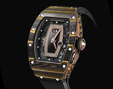 richard mille carbon gold watch.